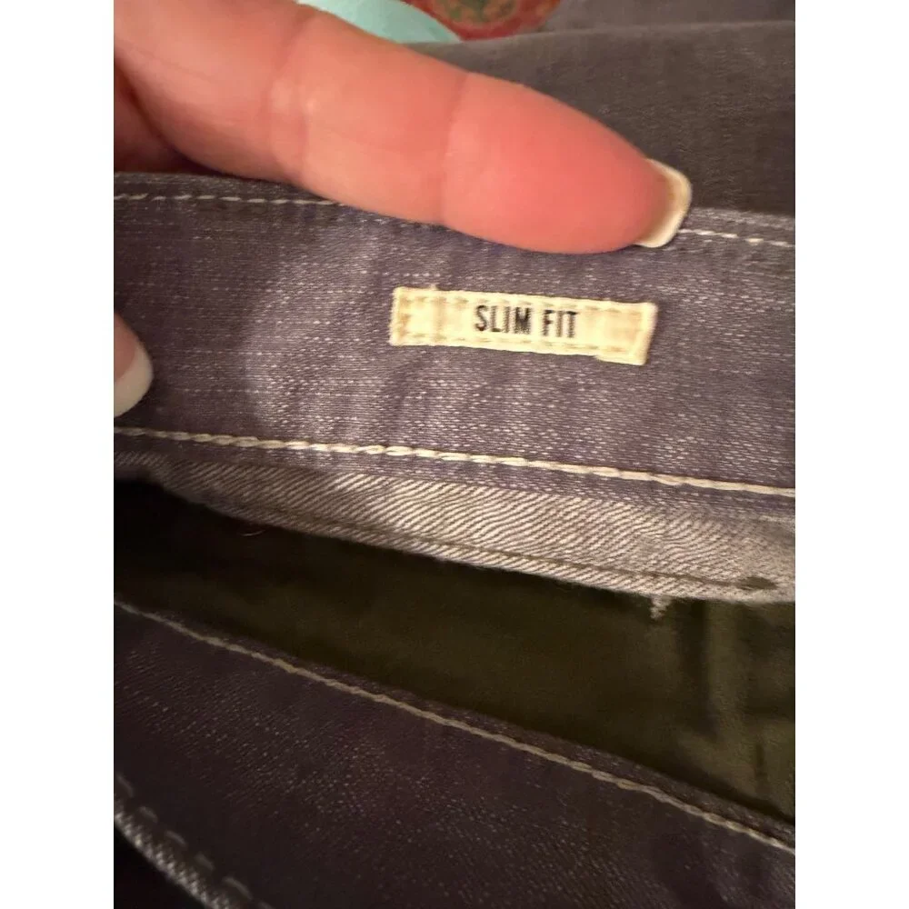 Todd Snyder Mens Jeans Size 38/32 Gray Slim Fit Lightweight Selvedge Japanese